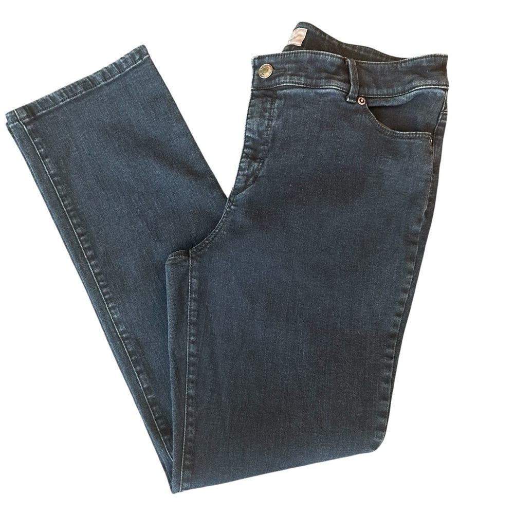 Chico’s So Slimming Black Classic Denim Jeans, 2.5